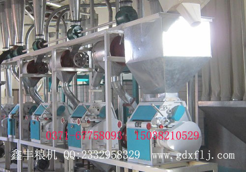 河北30噸級(jí)面粉機(jī)組安裝成功