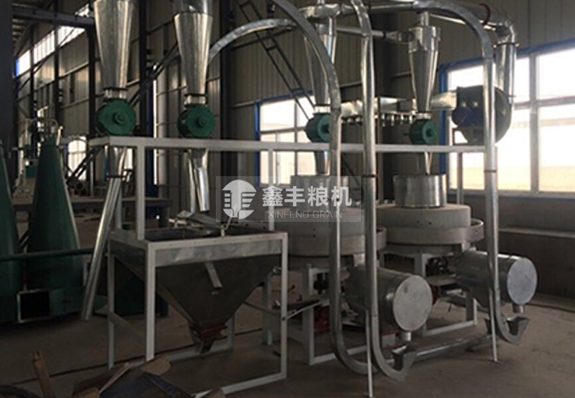 雙組石磨面粉機(jī)